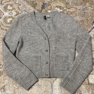 H&M gray cardigan
